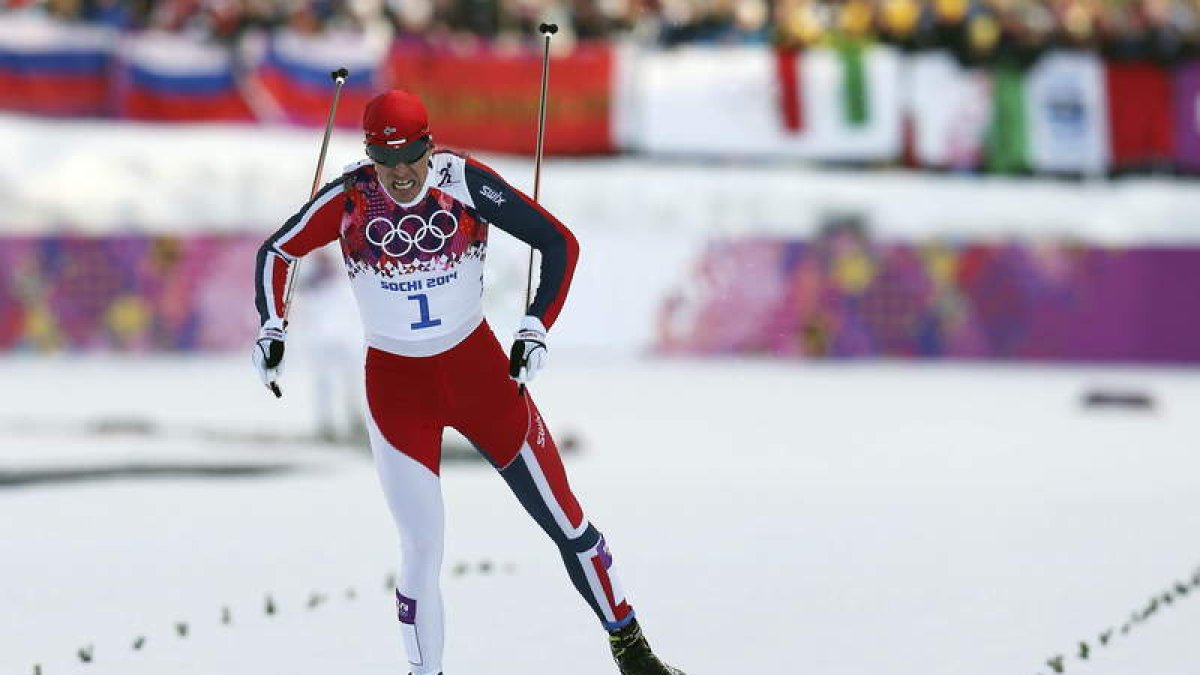 Ola Vigen Hattestad fue el dominador de la prueba de biatlón y dio otro oro a Noruega.