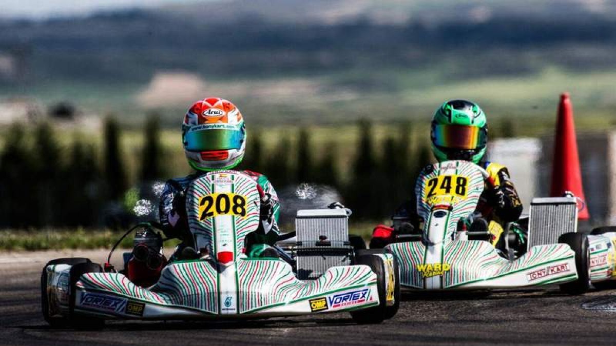 Vidales no pudo lograr en el trazado italiano de Adriá el título de campeón tras verse obligado a abandonar en la prefinal. NACHO NÚÑEZ