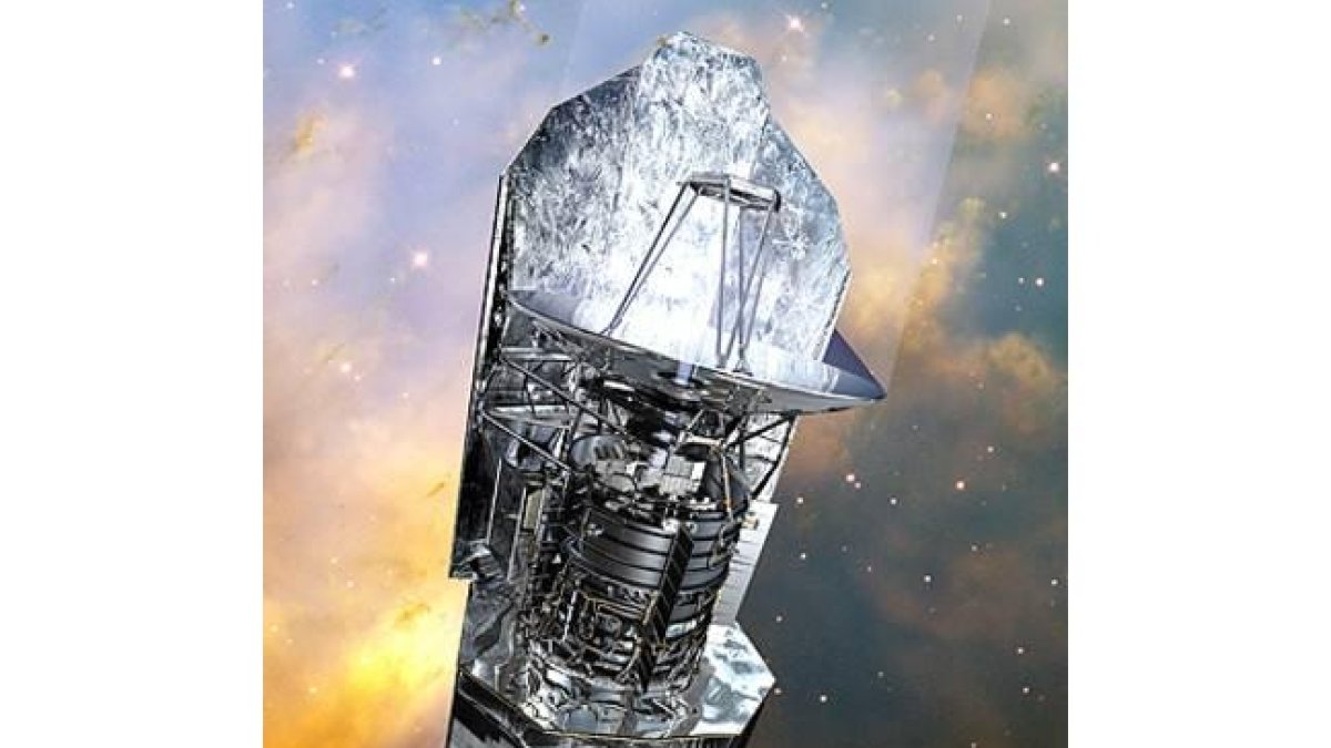 Ilustración del telescopio europeo 'Herschel'.