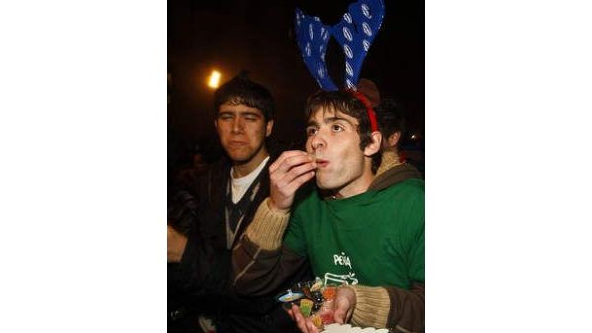 Celebración de la Nochevieja en Zamora.