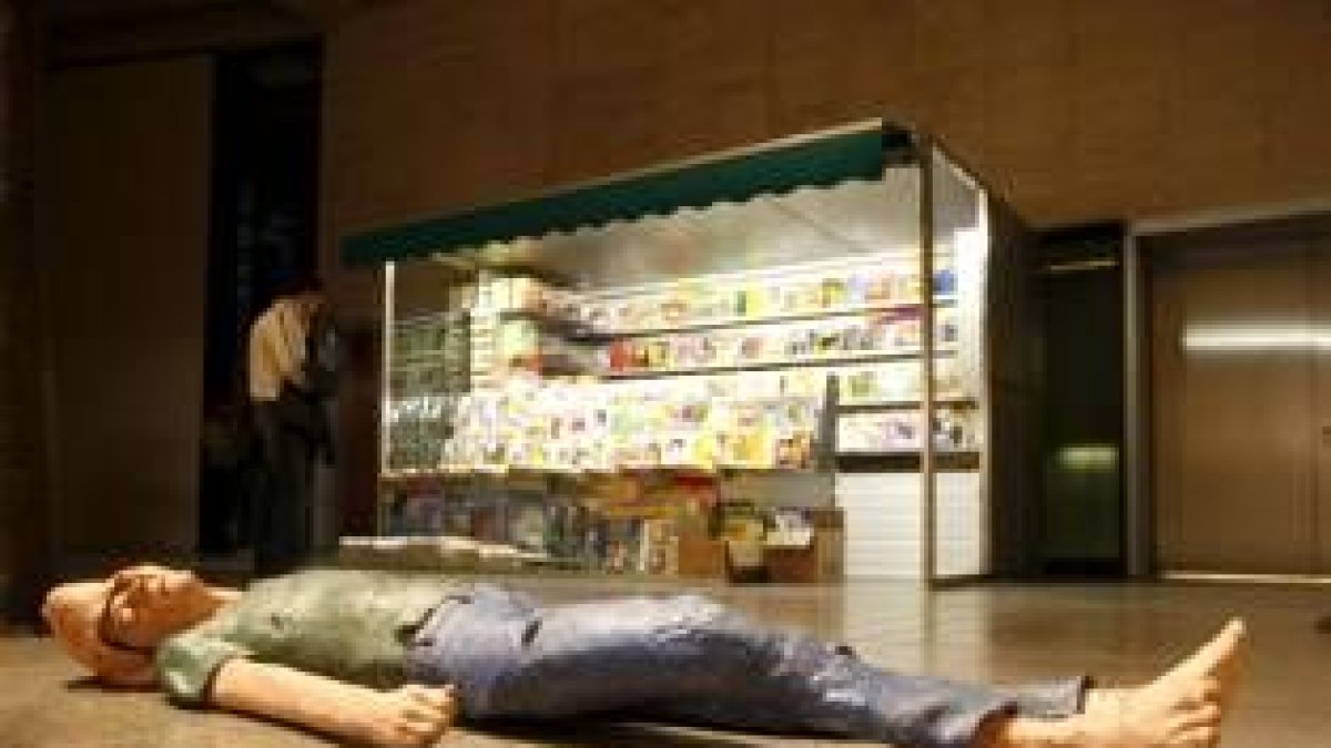 Rafael Doctor, director del Musac, en los sótanos del museo
