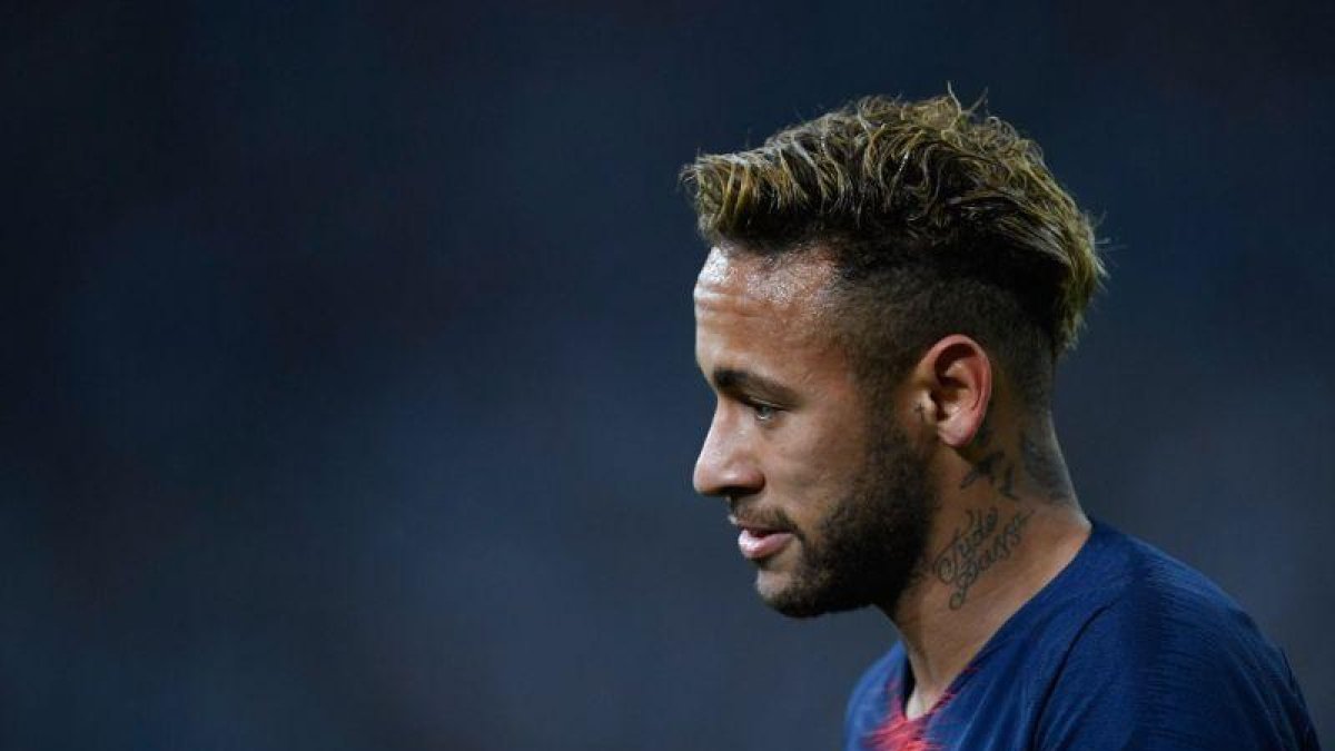 Neymar, con la camiseta del PSG.