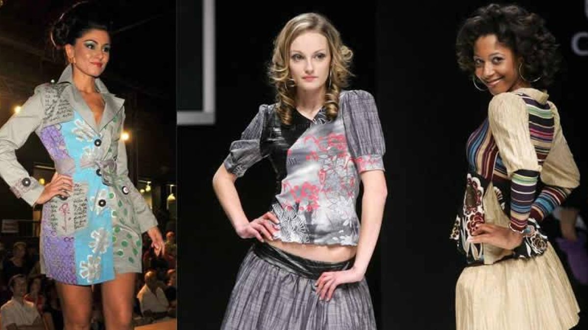 Modelos con diseño de la firma Nela Diseñote y DideSant en desfiles anteriores.