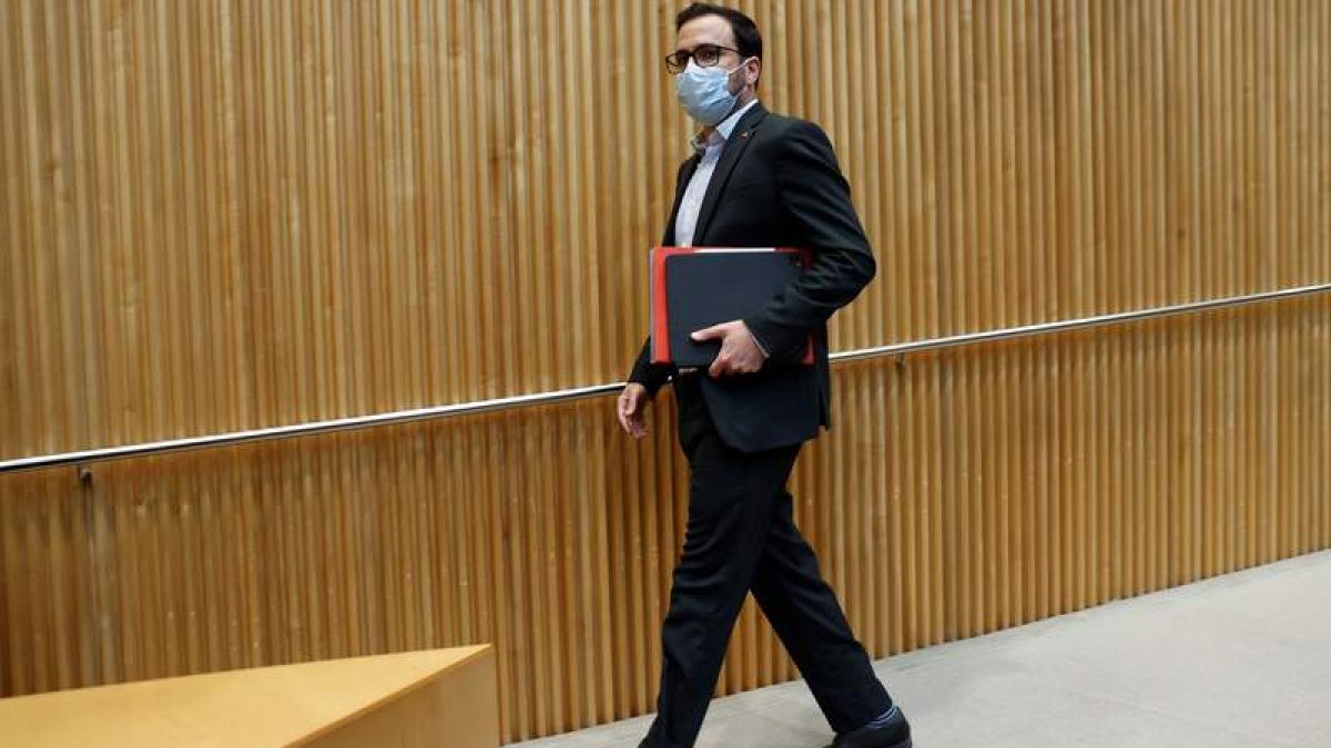 El ministro de Consumo, Alberto Garzón, en una comparecencia en la Comisión de Sanidad en junio. CHEMA MOYA