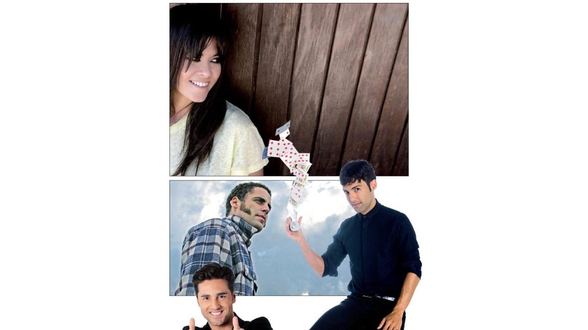 De arriba abajo y de izquierda a Derecha, Vanesa Martín, Depedro, Bustamante y el Mago Pop. dl