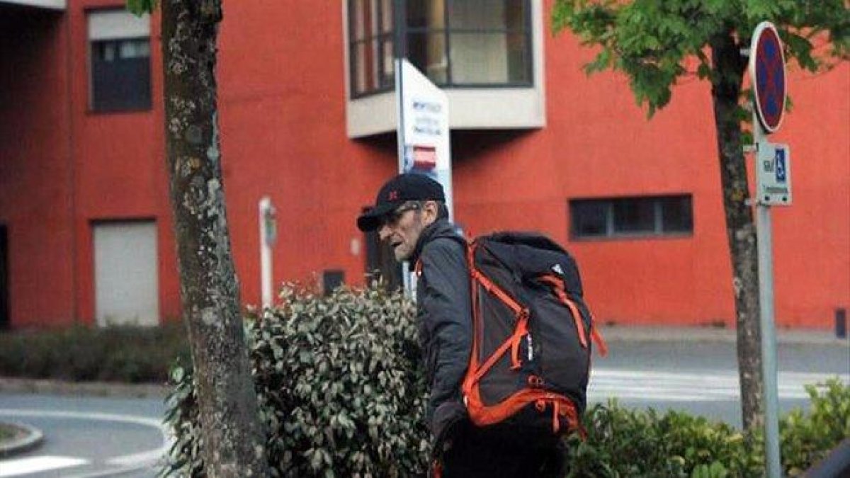 Última imagen de Josu Ternera antes de ser detenido en Sallanches (Francia)