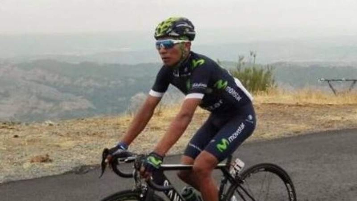 Nairo Quintana prueba La Camperona. DL