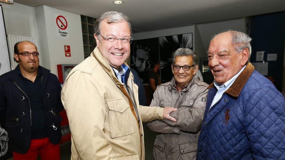 Silván, ayer en su visita a la pedanía de Armunia