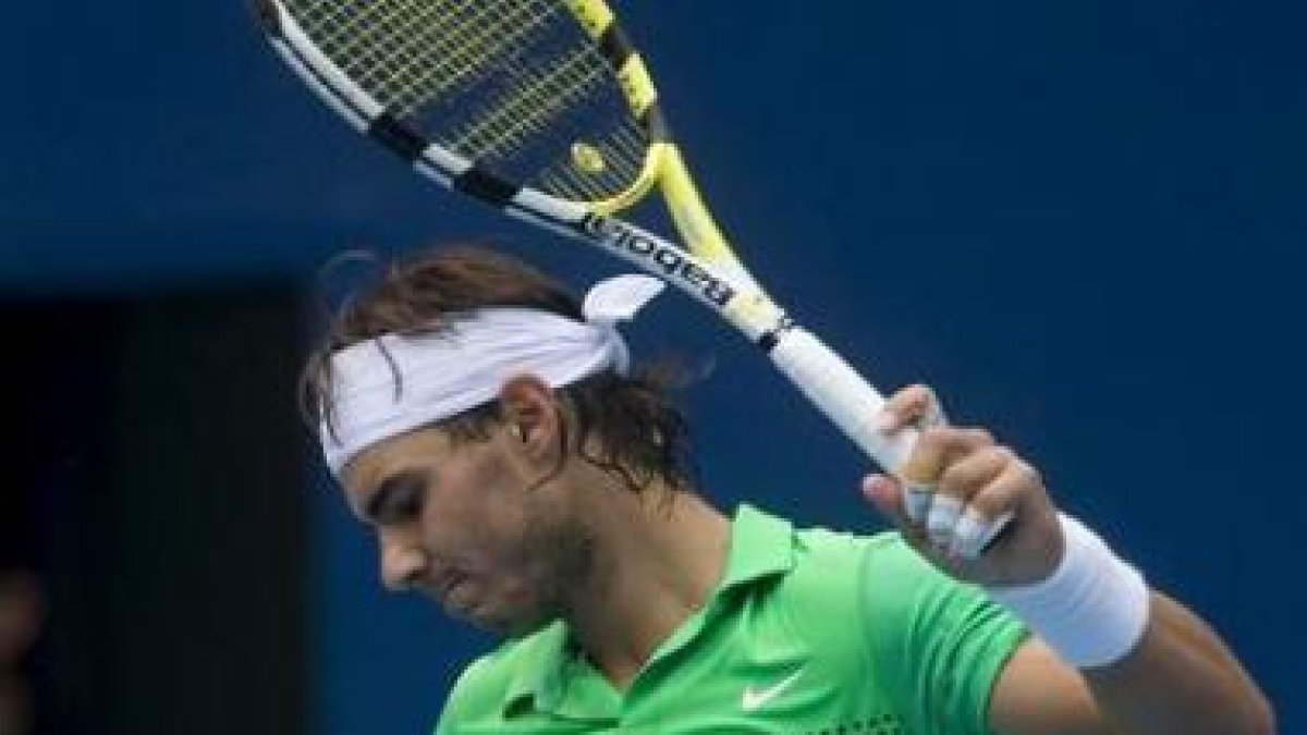 Nadal, tras perder el partido contra Cilic.