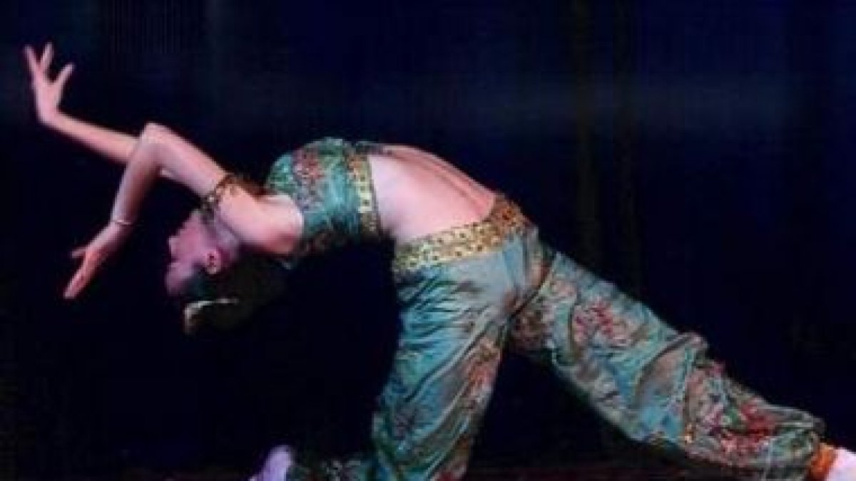 Las alumnas mostraron todo un repertorio con distintos tipos de baile.