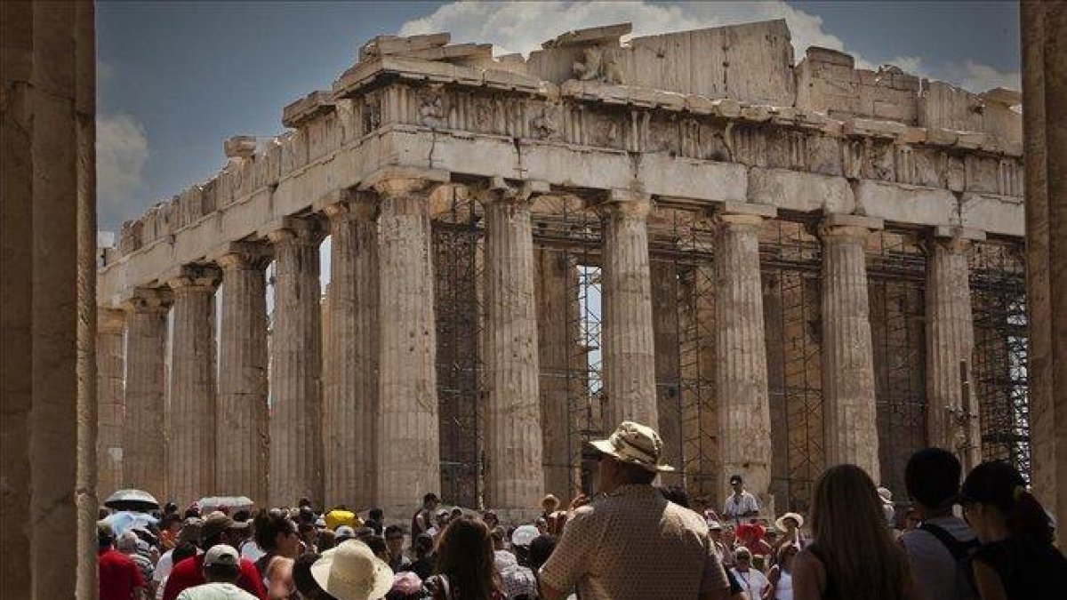 El Partenón, en Atenas.