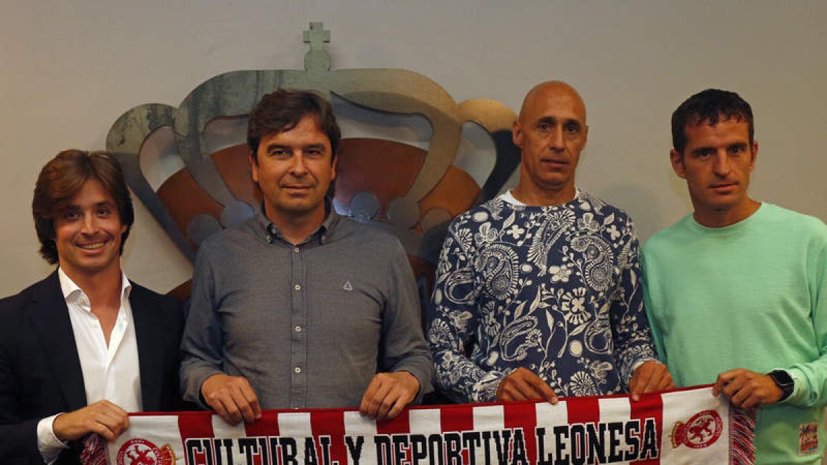 José Manzanera, Edu Docampo, José Manuel Erdozain ‘Came’ e Íñigo Valencia. FERNANDO OTERO