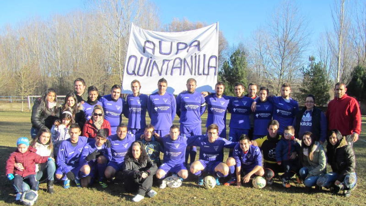 Formación del equipo del Quintanilla que milita en la Primera División de la Liga de la Amistad.
