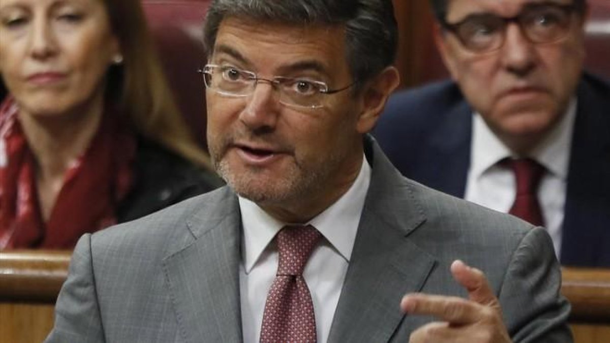 El exministro de Justicia, Rafael Catalá, en una foto de archivo.