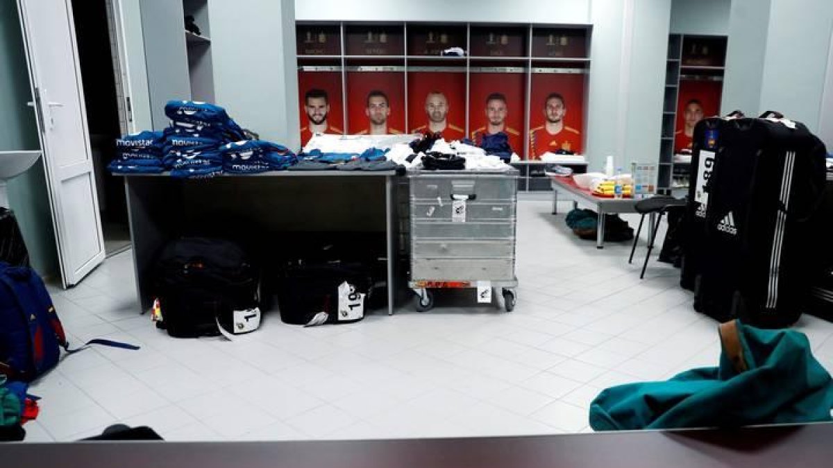 Instalaciones de la sede de la selección de España en Krasnodar (Rusia).