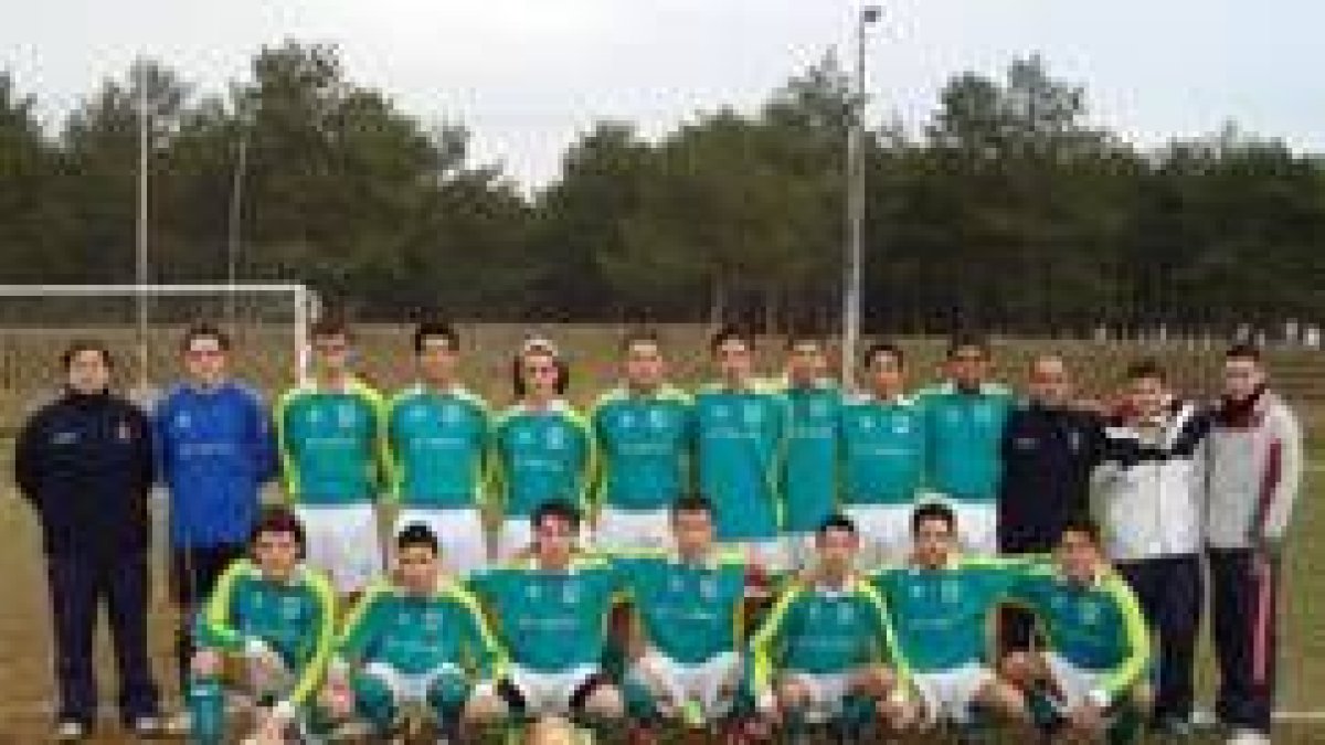 Formación de La Virgen del Camino que milita en la categoría juvenil