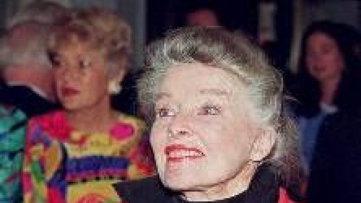 Una de las últimas imágenes de la fallecida Katharine Hepburn