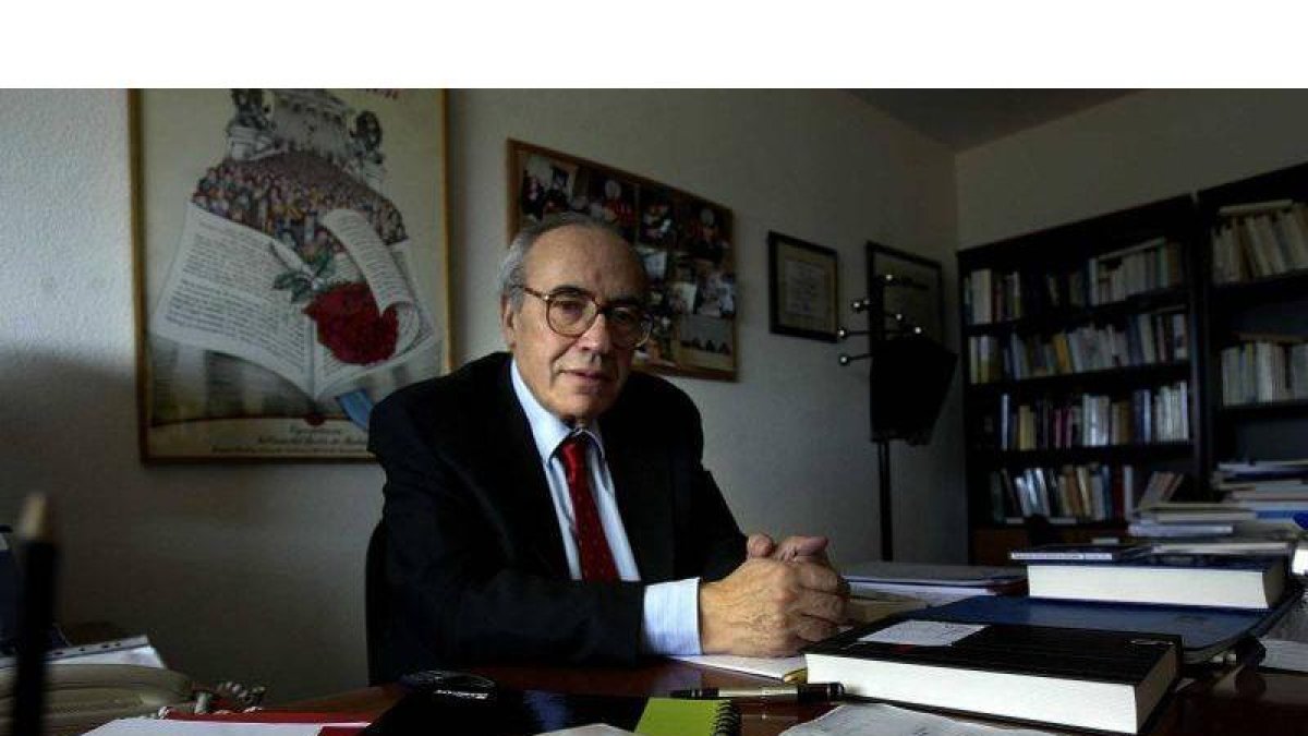 El expresidente del Congreso y padre de la Constitución, Gregorio Peces-Barba.