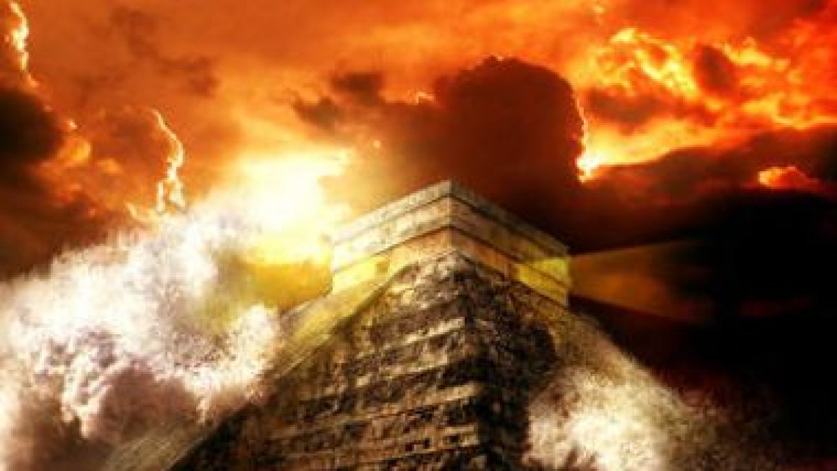 Espectacular fotograma de «2012», película que narra el fin del mundo.