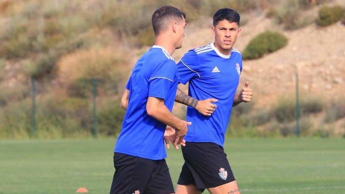 Maxi Villa podría debutar esta tarde en el partido amistoso de La Eragudina. ANA F. BARREDO.