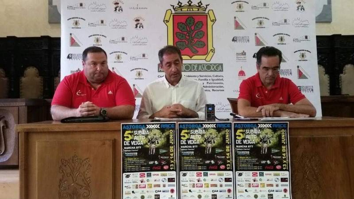 Un momento de la presentación de la Astorga Race