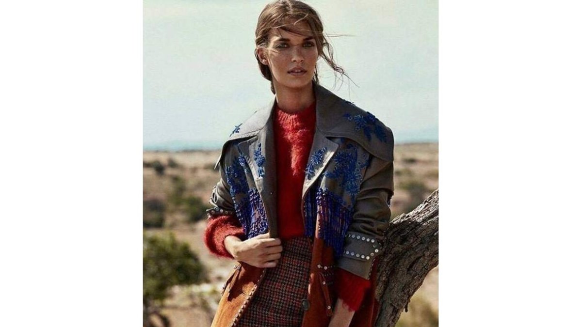 Imagen del último trabajo de Gara Arias, entre ellas la portada del número de octubre de la revista ‘Telva’. DL