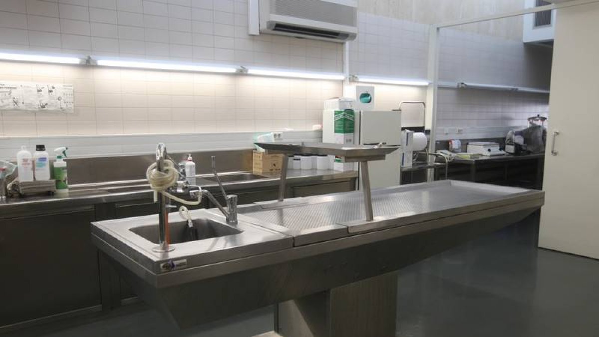 Instalaciones del Instituto Anatómico Forense de León, en Eras de Renueva