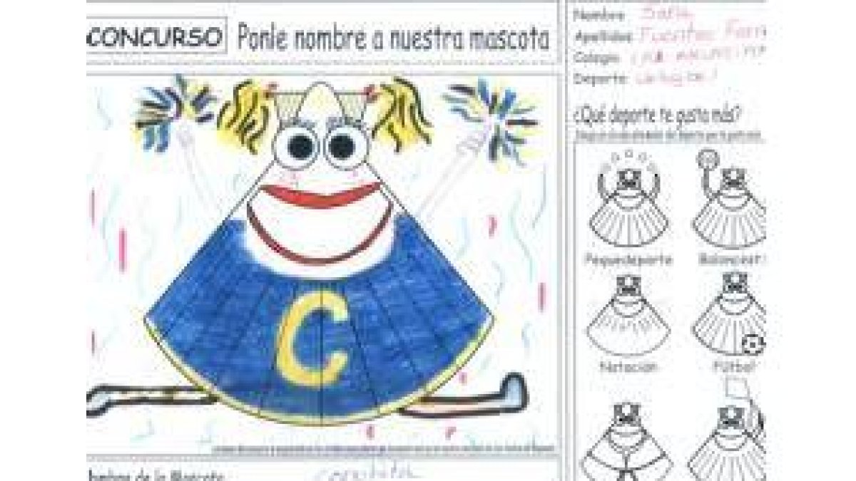 Así es y así se llama la nueva mascota de las escuelas deportivas