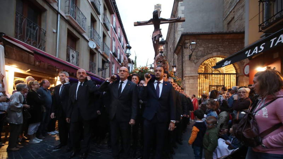 Un momento de la procesión celebrada ayer. RAMIRO
