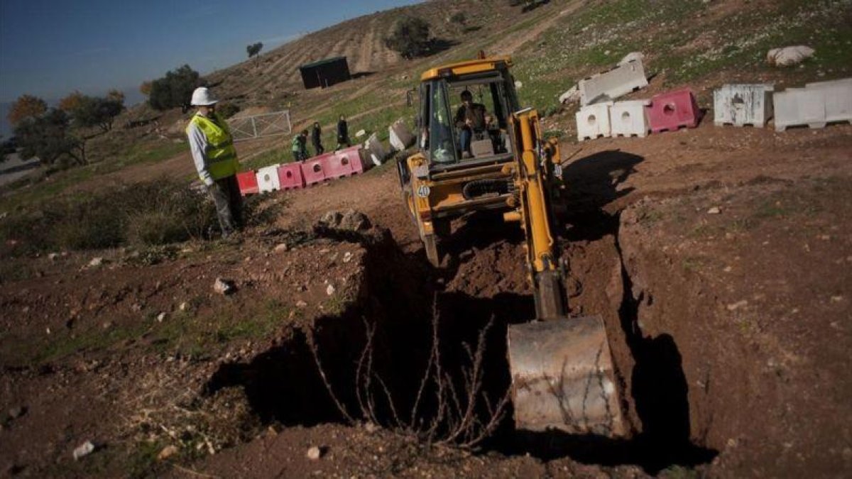 Zona del Peñón Colorado, donde se buscaban los restos de García Lorca.