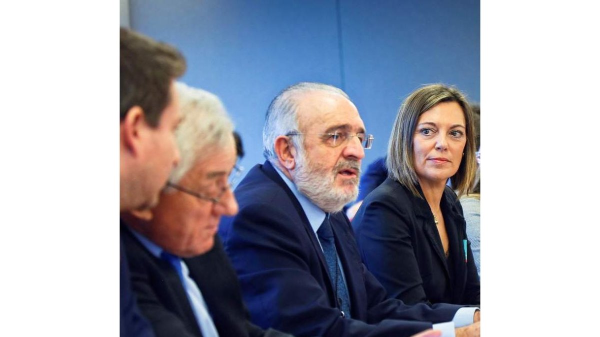 Milagros Marcos, ayer, en Bruselas. EFE