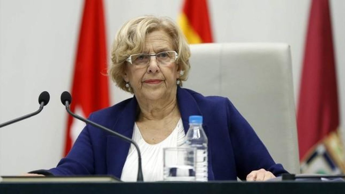 La alcaldesa de Madrid, Manuela Carmena.