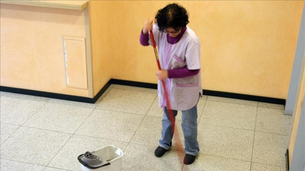 Una empleada del hogar.