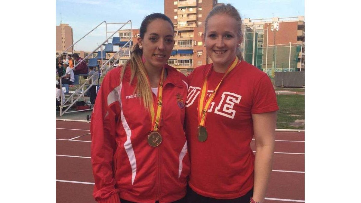 Inés, a la izquierda, ha compartido más podios con June. DL