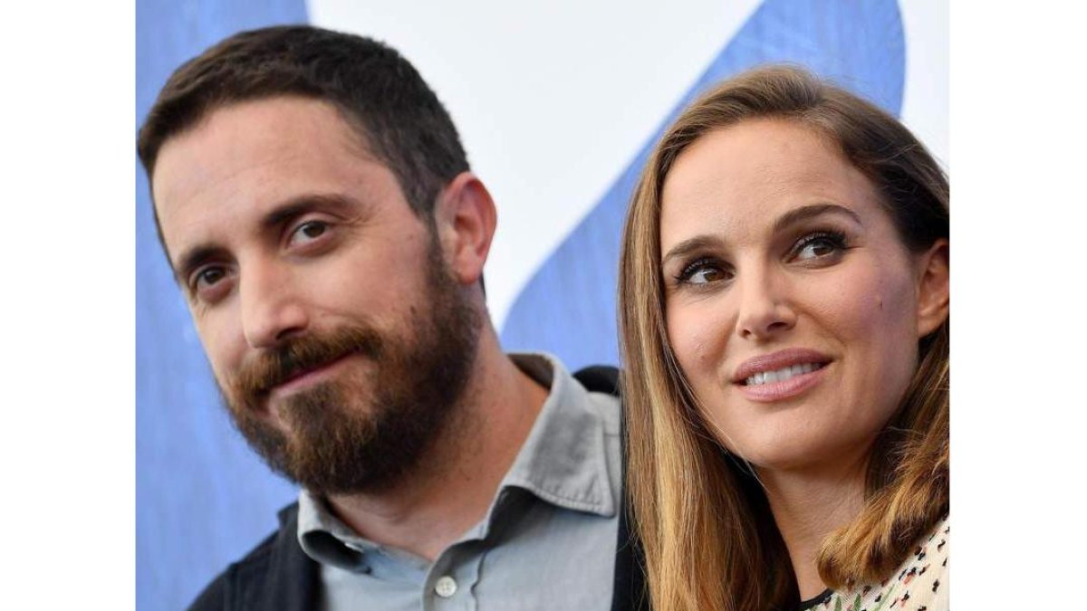 Pablo Larraín y Natalie Portman . ETTORE FERRARI