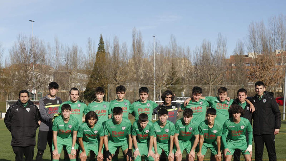 Equipo del Atlético Pinilla B de 1.ª Provincial Juvenil. FERNANDO OTERO
