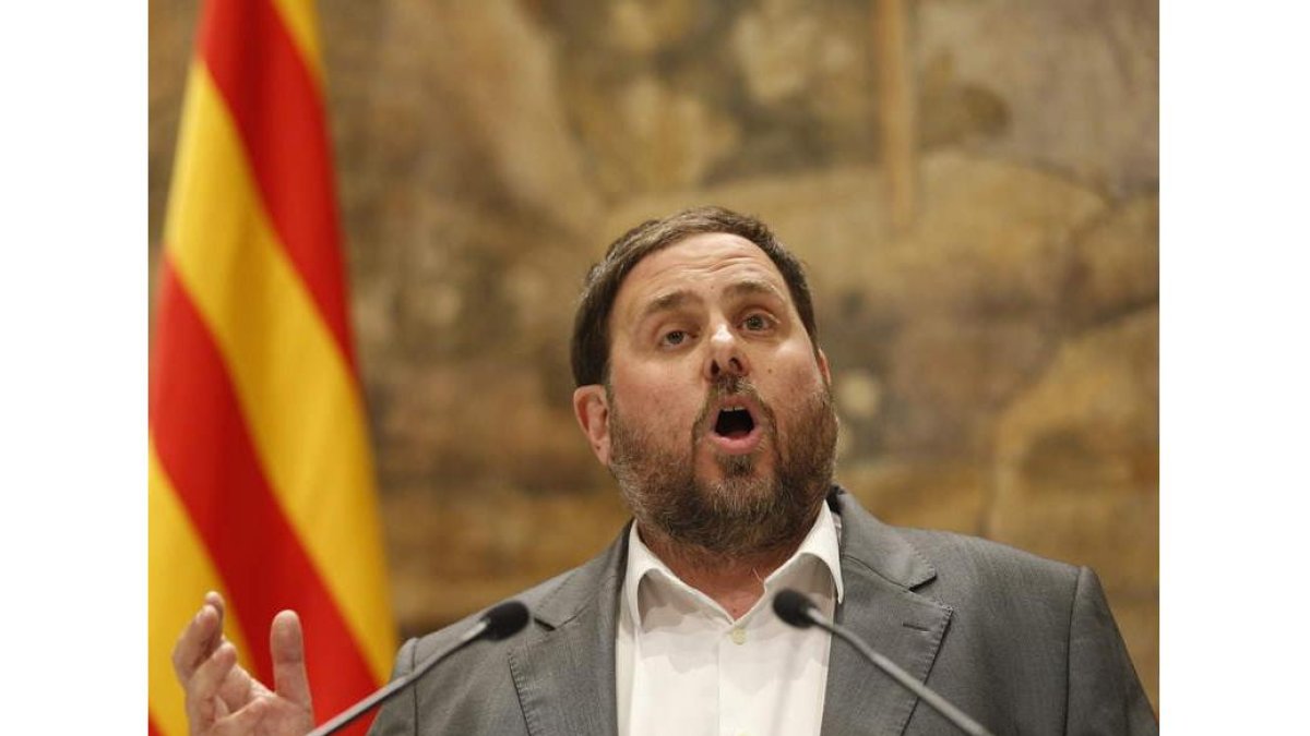 El presidente de ERC, Oriol Junqueras, pisa el acelerador en el proceso soberanista.