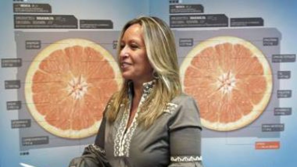 La ministra de Sanidad, Trinidad Jiménez, presenta la base de datos con más de 500 alimentos.