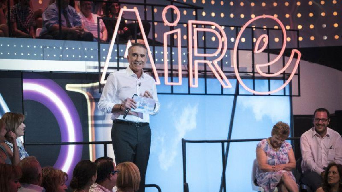 Juan y Medio, en el programa 'El amor está en el aire'.