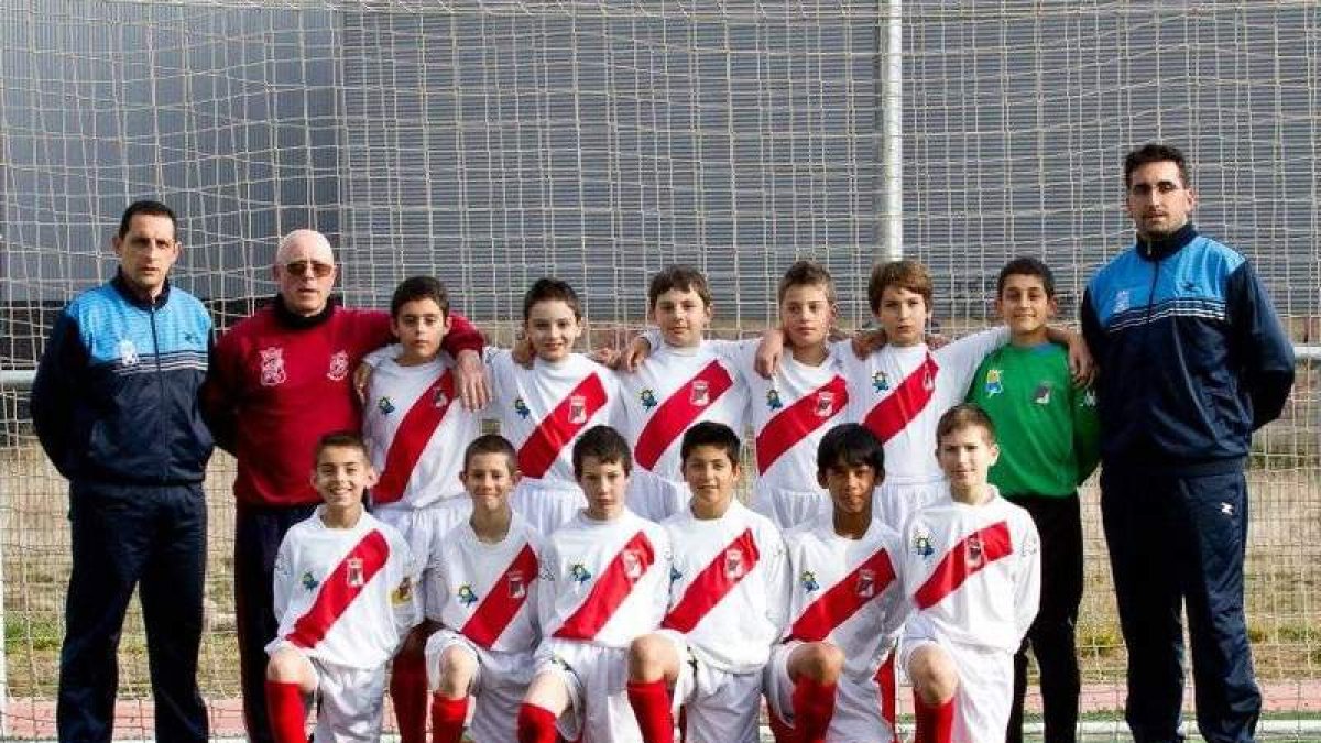 Formación del San Lorenzo A que milita en la categoría alevín.