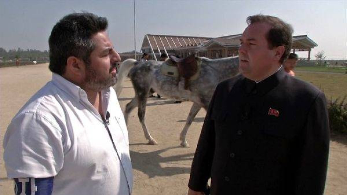 Jalis de la Serna y Alejandro Cao de Benós, en 'En tierra hostil'.