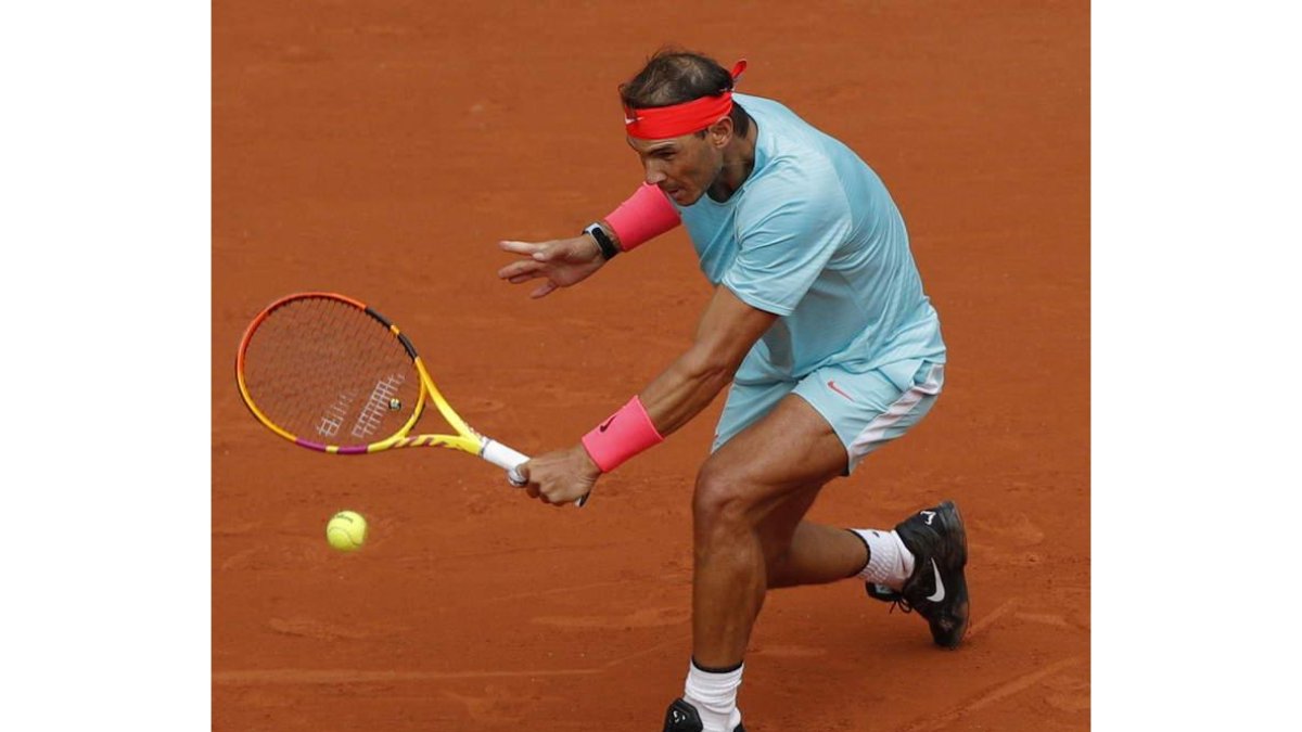 Rafa Nadal derrotó por la vía rápida a McDonald. YOAN VALAT