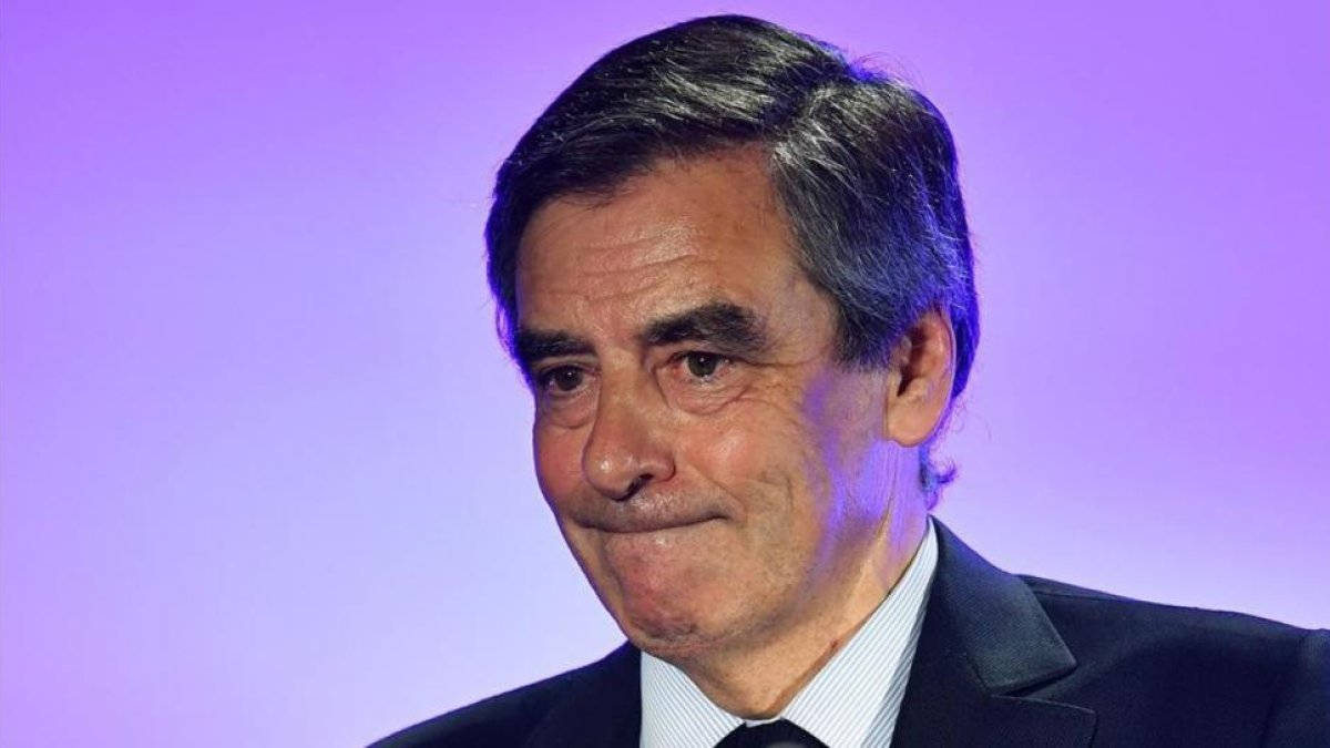 François Fillon en un mitin de campaña este jueves en la ciudad de Nimes.
