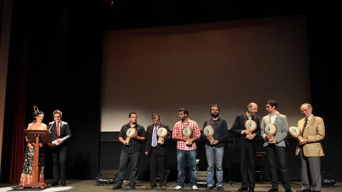 Momento de la entrega de premios de una edición ya celebrada del Festival de Cine.