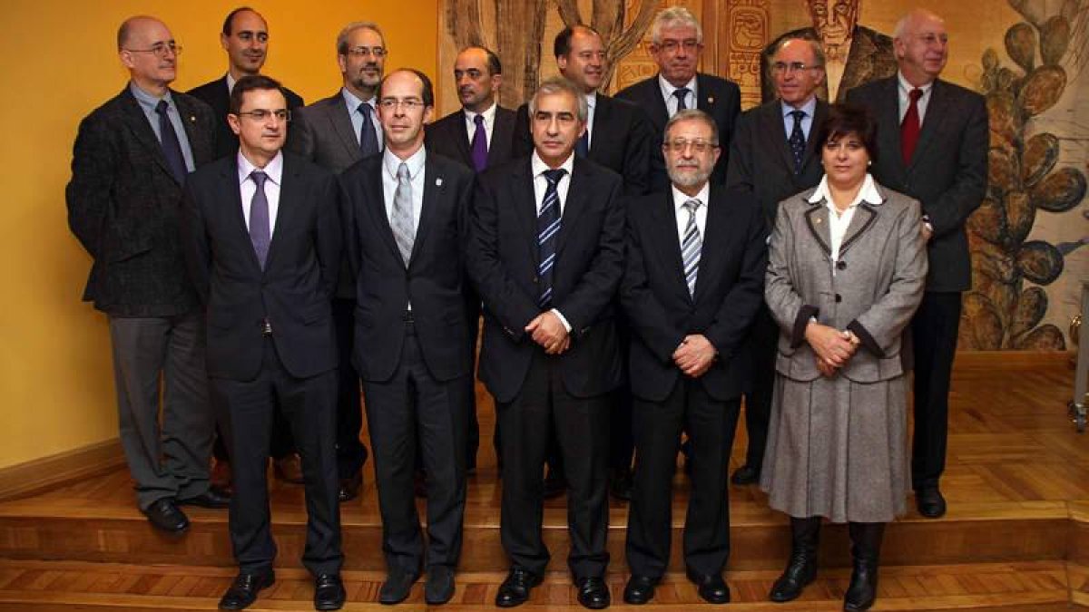 El Procurador del Común, Javier Amoedo, durante la jornada de puertas abiertas