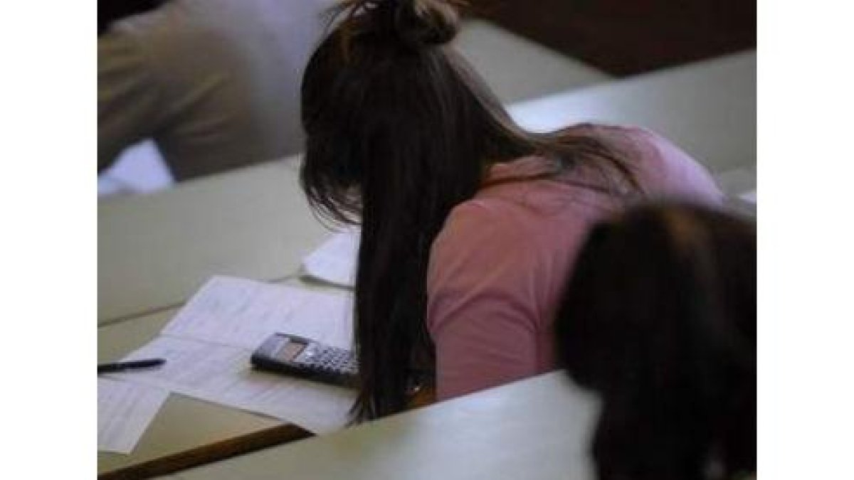 Un examen de selectividad en una convocatoria pasada.