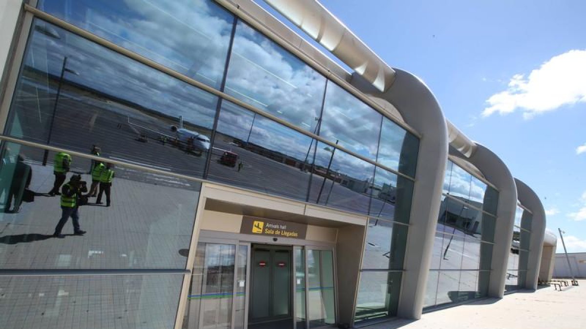 Instalaciones del aeropuerto de León.