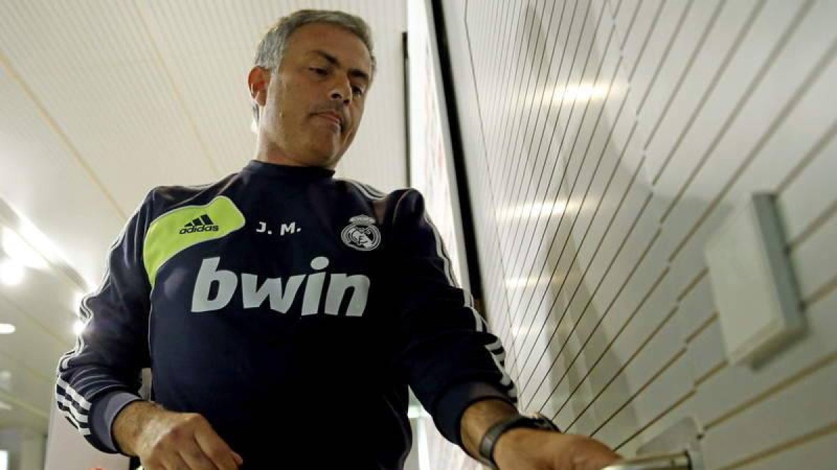 José Mourinho compareció ayer en sala de prensa en la previa del partido ante el Alcoyano.