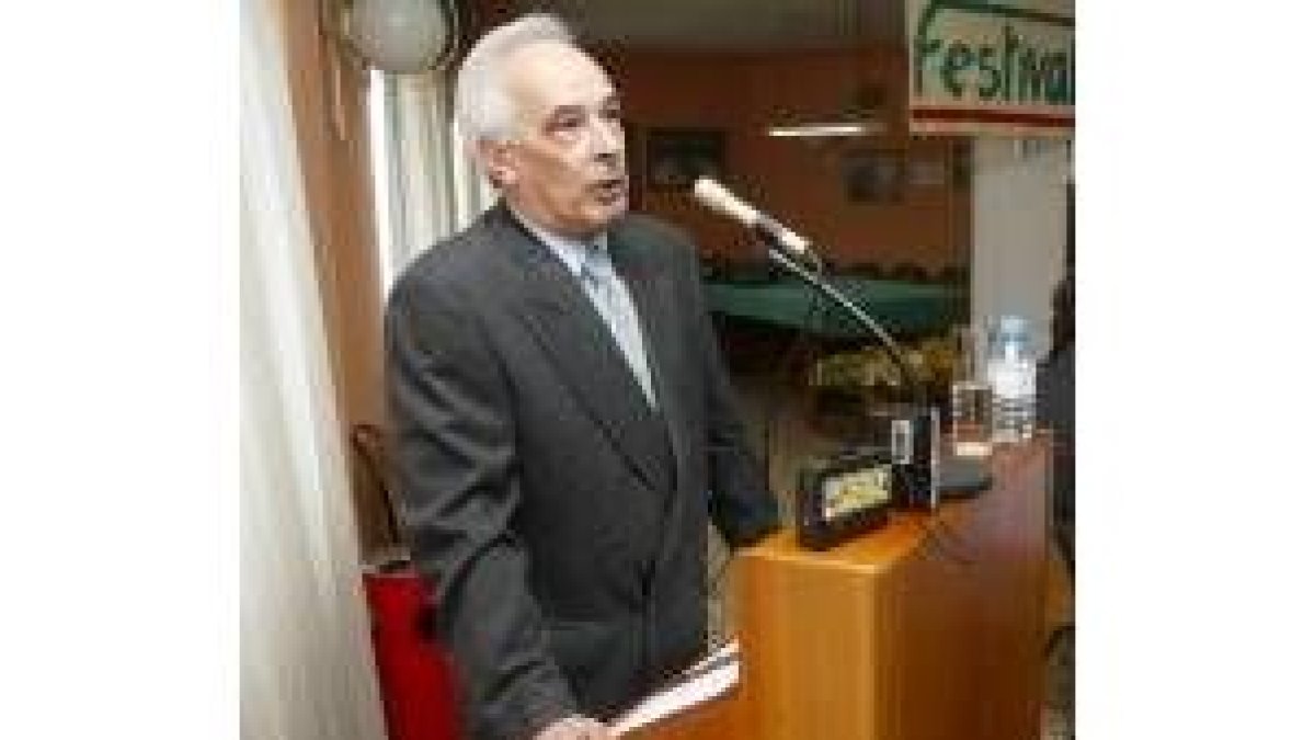 Antonio Díaz Carro durante una intervención reciente