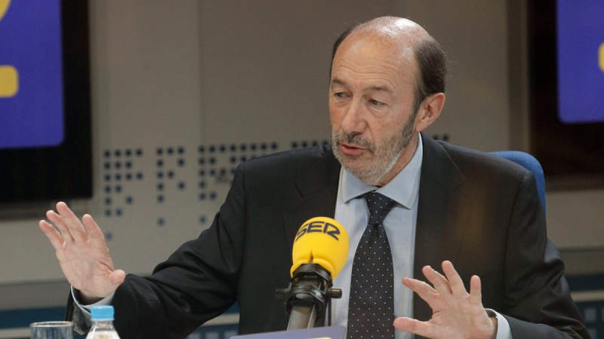 El candidato del PSOE para las elecciones del 20-N, Alfredo Pérez Rubalcaba.